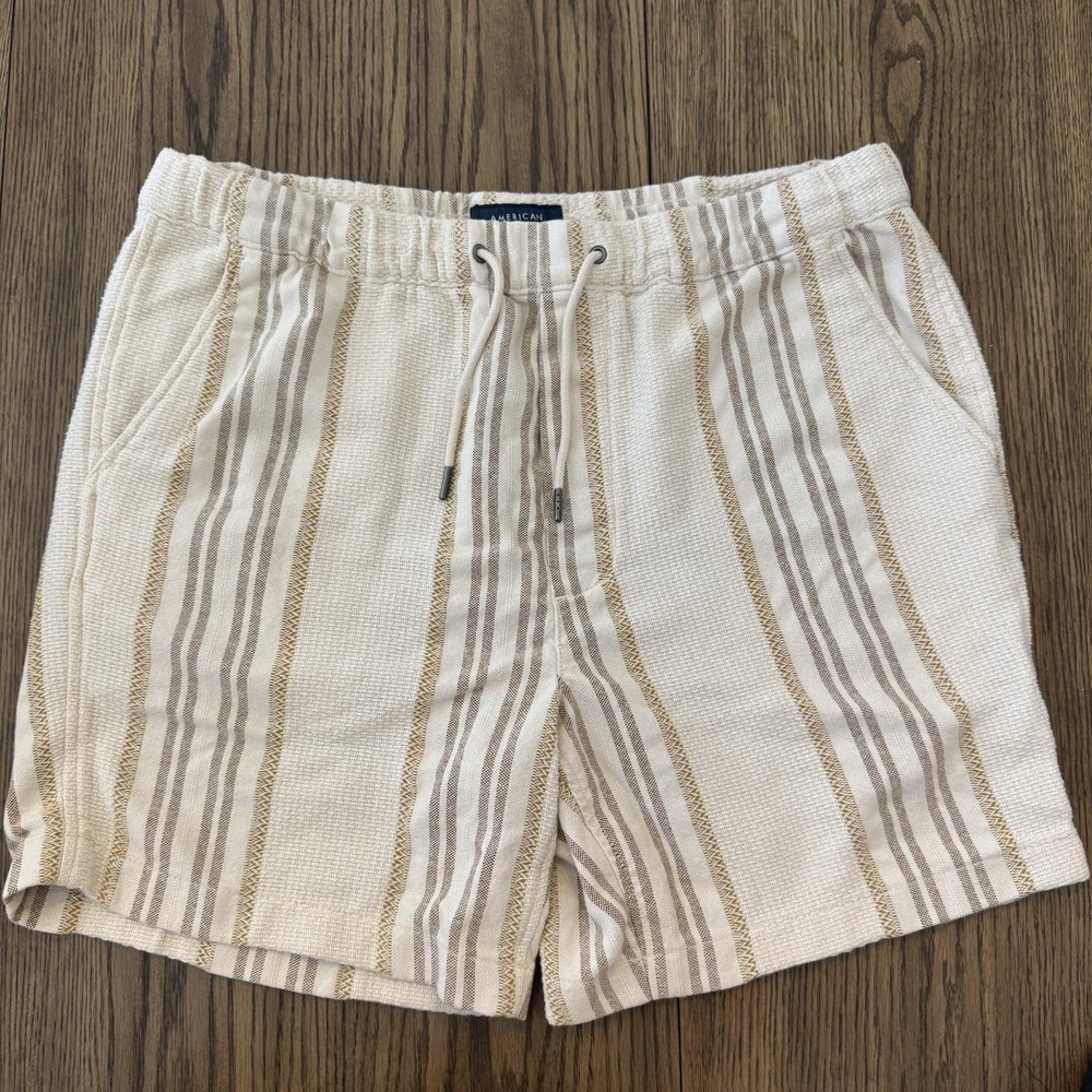 American Eagle outfitters Men's Brown shorts size L Premium Soft Beach Summer